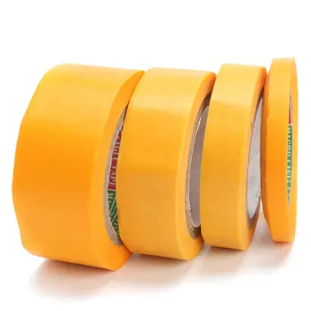 Ръчно тиксо Автомобилната Боя Занаятите Modeler Car Roll Yellow Washi Paper Практичен Здрав Многофункционален Инструмент за боядисване на автомобили