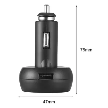 Нов 12V/24V Digital Touch Монитор 3 в 1 LED USB Зарядно за Кола Волтметър Термометър за Акумулатор Монитор LCD Цифров дисплей с Двойна