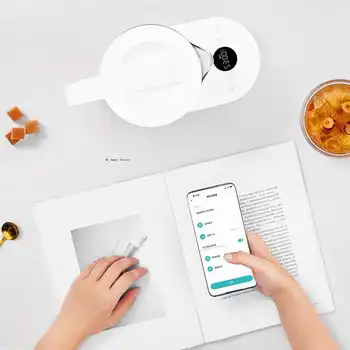 Xiaomi Mijia Smart Многофункционален медицински кана 1.5 L 1000 W офис електрически яхния електрическа каша Работа с Mi Home APP