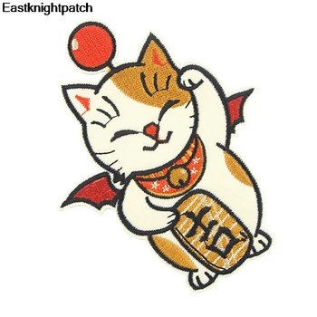 Лъки Cat карикатура kawaii Ютия на Лепенки За Облекла, Бродирани Икони Апликация Мозайка Етикети направи си САМ украса E1094