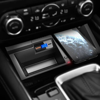 15 Вата Кола QI Безжично Зарядно за Телефон, Зарядно за Mazda CX5 CX-5 2017-2020 Зареждане на Притежателя на Телефона Аксесоари