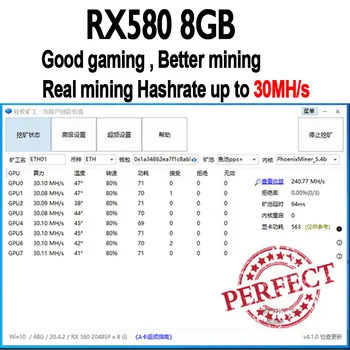SZMZ New Original Radeon Video Card RX 580 8GB GDDR5 256Bit Rx580 Graphics Card 8GB for Mining Не Gtx 960 1050 1060 GPU