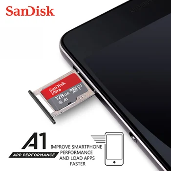Оригиналната карта Sandisk Micro SD Card 512 GB Class10 Microsd 256GB Micro SD Card uhs i 128GB Ultra High Speed 32GB 64GB Flash Memory