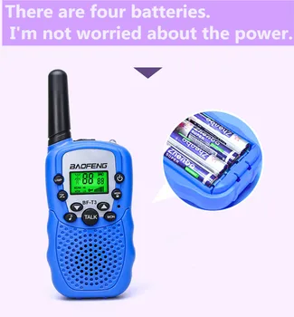 Baofeng Децата Мини Уоки Токи BF-T3 Двустранно Радио Handy Токи Hf Радиоприемник Двойна Радио Подарък За рождения Ден/Семейство/Къмпинг