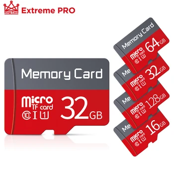 Micro sd card 32gb 64gb 128gb memory card 16GB, 8GB-4GB blue microsd карта, SDXC, SDHC class 10 Flash drive камера за смартфон