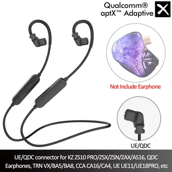 QCC5125/3034 Bluetooth Модул Ъпгрейд Кабел aptX HD за In Ear HiFi Монитор Спортни Слушалки UE/QDC Конектор TRN T200 VX KZ ZSN