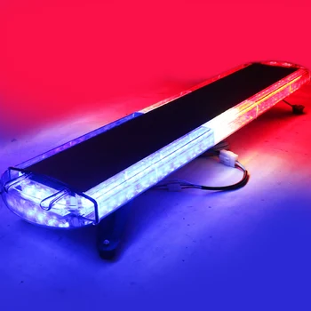 Led полицейски светлини 80 W 106 см, 42 инча предупреждение стробоскоп червен бял син led светлина покрива на колата бар