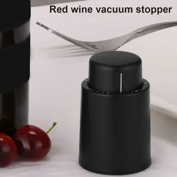 Бутилки за многократна употреба на Вино Корк Напитка Вакуум мерки и Теглилки Скрийнсейвър с Времеви Мащаб за Съхранение на Пресни