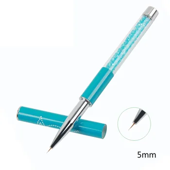 BQAN 5mm/7mm Нокти Brush Nail liner четки Brush Hand Draw Tips Drawing Line Живопис Pen Tools Маникюр Nail Art Brush Decoration