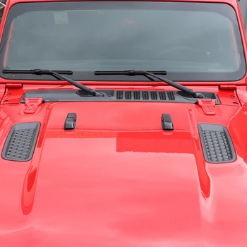 за Jeep Wrangler JL 2018 2019 Предната един пулверизатор за Пръскане на Вода Капак ABS Стикер Довършителни Стайлинг Автомобили Външни аксесоари
