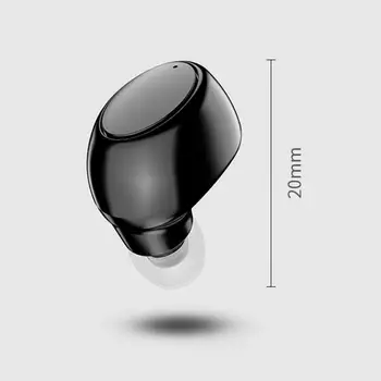 1Pc X6 5.0 Водоустойчив Шумоподавляющий Мини-Спортен Автомобил One-Ear In-Ear Безжични Слушалки тапи за уши За Мобилни Телефони