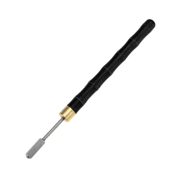 Нов DIY Leather Занаятите Treatment Carving Oil Pen Tool Oil Painting Accessories Stainless Съвет Roller Pen Портфейл Кожа
