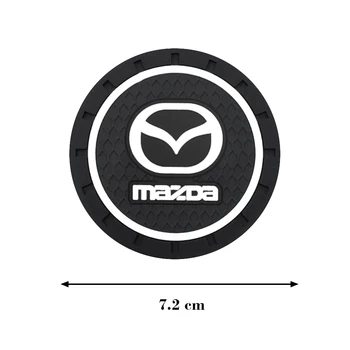 1/2PCS Car Styling увеселителен парк Water Cup Holder Mat Decoration For Mazda 2 3 4 5 6 7 8 323 626 CX5 CX7 CX9 RX8 MX3 MX5 Atenza