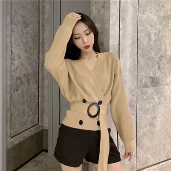 Евтини търговия на едро 2019 нов есен зима Гореща продажба на дамска мода ежедневни топло добър пуловер MP640
