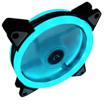12cm Dual Aurora Dual Aperture Фен RGB Pc Case Fan Glare Coolercase Verstelbare Computer Koelventilator