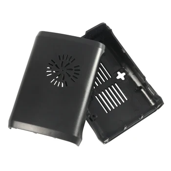 Защитен Калъф ABS Shell Cover С Мини Охлаждащ Вентилатор за Raspberry Pi 2 Raspberry Pi Model B Plus +