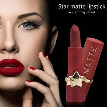 Нова Марка MISS ROSE Matte Кадифе Червило 12 Цвята, Устойчиви Червило, Грим Подарък за Момичета Жените Maquiagem 7*2 см