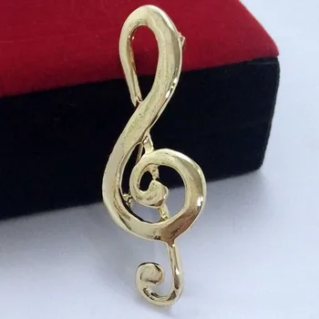 Брошка Забележка Музикален Златен Нежен Спомен Подарък За Рожден Ден Подарък На Студентите Уникалната Метална Самоличността На Мода Ins Символ На Изкуството