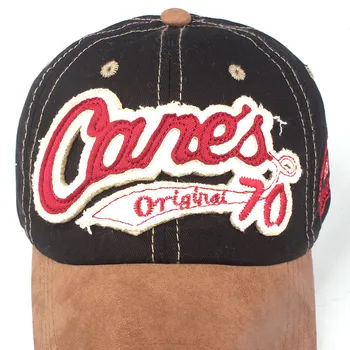 Xthree New Cotton BaseballCap Bone Gorra Hombre Hat for Men Hat Embroidery Letter Cane's 70 Casquette