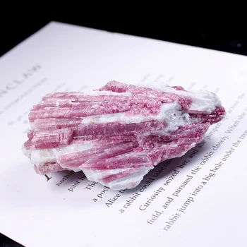 70-300 г Натурален Турмалин от цвете сливи crystal клъстер Минерален Образец Лечебни Камъни и за обучение на Dream Home Decor