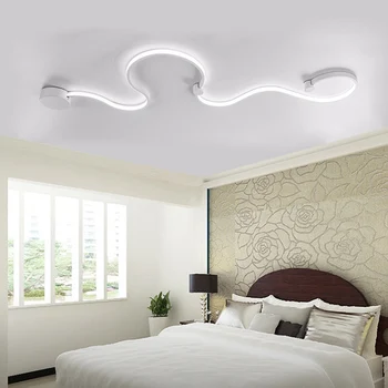 Лесен и творчески, модерен led монтиран на стената лампа за спални декоративна нощна лампа хол, коридор, хотел монтиран на стената лампа Безплатна доставка