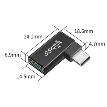 USB Type C Male To USB A Female OTG Adapter Connector USB 3.0 to Type C Мини Кабел, Адаптер Преобразувател