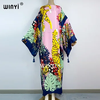 Cotton robe femme hiver рокля Elegant Long Sleeve мюсюлмански комплекти Splicing Stripe Print Female dresses Vestdios абая