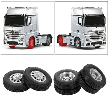 2Pcs 1/14 RC Car Rubber Tire Off-Road Vehicle Tires в гривни Truck Wheels for Racing Accessaries Parts 85mm Outer Diameter