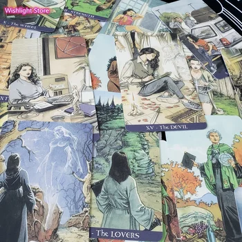 2021 Езически Таро Oracle на Oracle Card Board Deck Games Palying Cards for Party Game 78 бр Карти Таро
