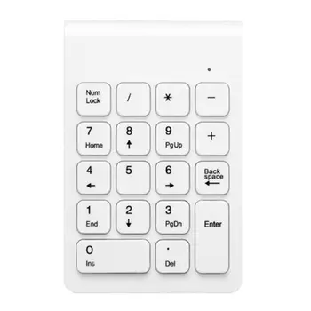 Безжична Цифрова клавиатура 2.4 GHz 18 Клавиши Цифрова Клавиатура за счетоводство Касиер Цифрова Клавиатура