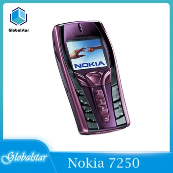 Nokia 7250 Рециклирани Оригинален Мобилен телефон Nokia 7250 Стария Евтин Телефон син цвят рециклирани Безплатна доставка