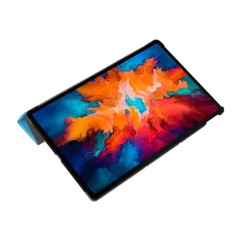 За Lenovo Tab P11 Pro Tablet Xiaoxin TB-J606F TB-J706F изкуствена кожа Магнитна Смарт Фолио Shell for Funda Lenovo Tab P11 Pro Cover